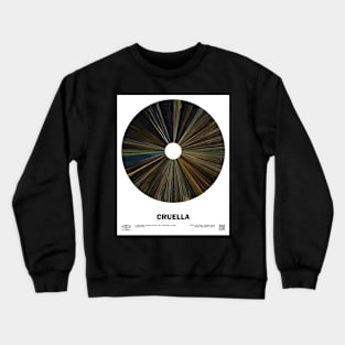 minimal_CruellaWarp Barcode Movie Crewneck Sweatshirt